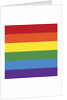 Rainbow flag by Anonymous