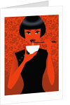 Women Eating Noodles by Anonymous