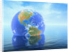 Earth Floating in Water by Anonymous