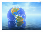 Earth Floating in Water by Anonymous