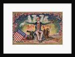 Fourth of July Postcard with Uncle Sam by Anonymous