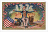 Fourth of July Postcard with Uncle Sam by Anonymous