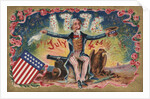 Fourth of July Postcard with Uncle Sam by Anonymous