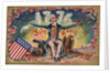 Fourth of July Postcard with Uncle Sam by Anonymous