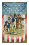 Fourth of July Postcard with Continental Soldiers by Anonymous