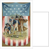 Fourth of July Postcard with Continental Soldiers by Anonymous