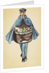 Postcard of Mailman Delivering Mail by Anonymous