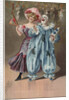 Postcard with Man and Woman at Carnival by Anonymous