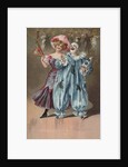 Postcard with Man and Woman at Carnival by Anonymous