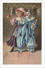 Postcard with Man and Woman at Carnival by Anonymous