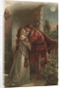 Postcard of Romeo and Juliet Embracing by Anonymous