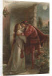Postcard of Romeo and Juliet Embracing by Anonymous