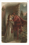 Postcard of Romeo and Juliet Embracing by Anonymous