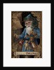 A Merry Christmas Postcard with Santa Ringing Bell by Anonymous