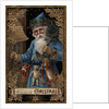 A Merry Christmas Postcard with Santa Ringing Bell by Anonymous