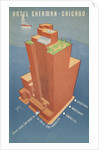 Hotel Sherman Chicago Postcard by Anonymous