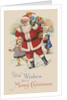 With Wishes for a Merry Christmas Postcard by Anonymous
