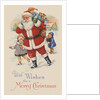 With Wishes for a Merry Christmas Postcard by Anonymous