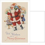 With Wishes for a Merry Christmas Postcard by Anonymous