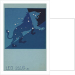 Leo Postcard by Paul Dubosclard
