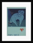 Aries Postcard by Paul Dubosclard