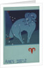 Aries Postcard by Paul Dubosclard