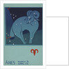 Aries Postcard by Paul Dubosclard