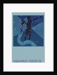Aquarius Postcard by Paul Dubosclard