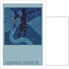 Aquarius Postcard by Paul Dubosclard