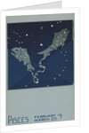 Pisces Postcard by Paul Dubosclard
