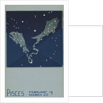 Pisces Postcard by Paul Dubosclard
