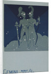 Gemini Postcard by Paul Dubosclard