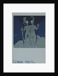 Gemini Postcard by Paul Dubosclard