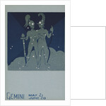 Gemini Postcard by Paul Dubosclard
