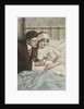 Postcard of Couple with Baby by Alonzo Kimball