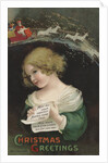 Christmas Greetings Postcard by Ellen H. Clapsaddle