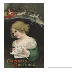 Christmas Greetings Postcard by Ellen H. Clapsaddle