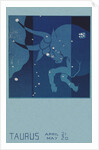 Taurus Postcard by Paul Dubosclard