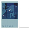 Taurus Postcard by Paul Dubosclard