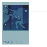Taurus Postcard by Paul Dubosclard