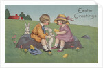 Easter Greetings Postcard by Anonymous