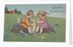 Easter Greetings Postcard by Anonymous