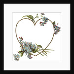 Illustration of Heart-Shaped Violet Border by Anonymous