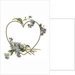 Illustration of Heart-Shaped Violet Border by Anonymous