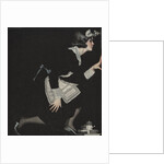 Illustration of Maid Peeking in Keyhole by Coles Phillips