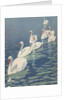 Illustration of Flock of Swans by Coles Phillips