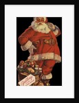 Illustration of Santa with Bag of Toys by Anonymous