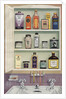Illustration of Medicine Cabinet Filled with Watkins Products by Anonymous