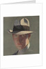 Illustration of Man Wearing Grey Fedora by Percy Edward Anderson