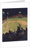 Illustration of First Major League Game Played Under Floodlights by H.M. Molt-Smith